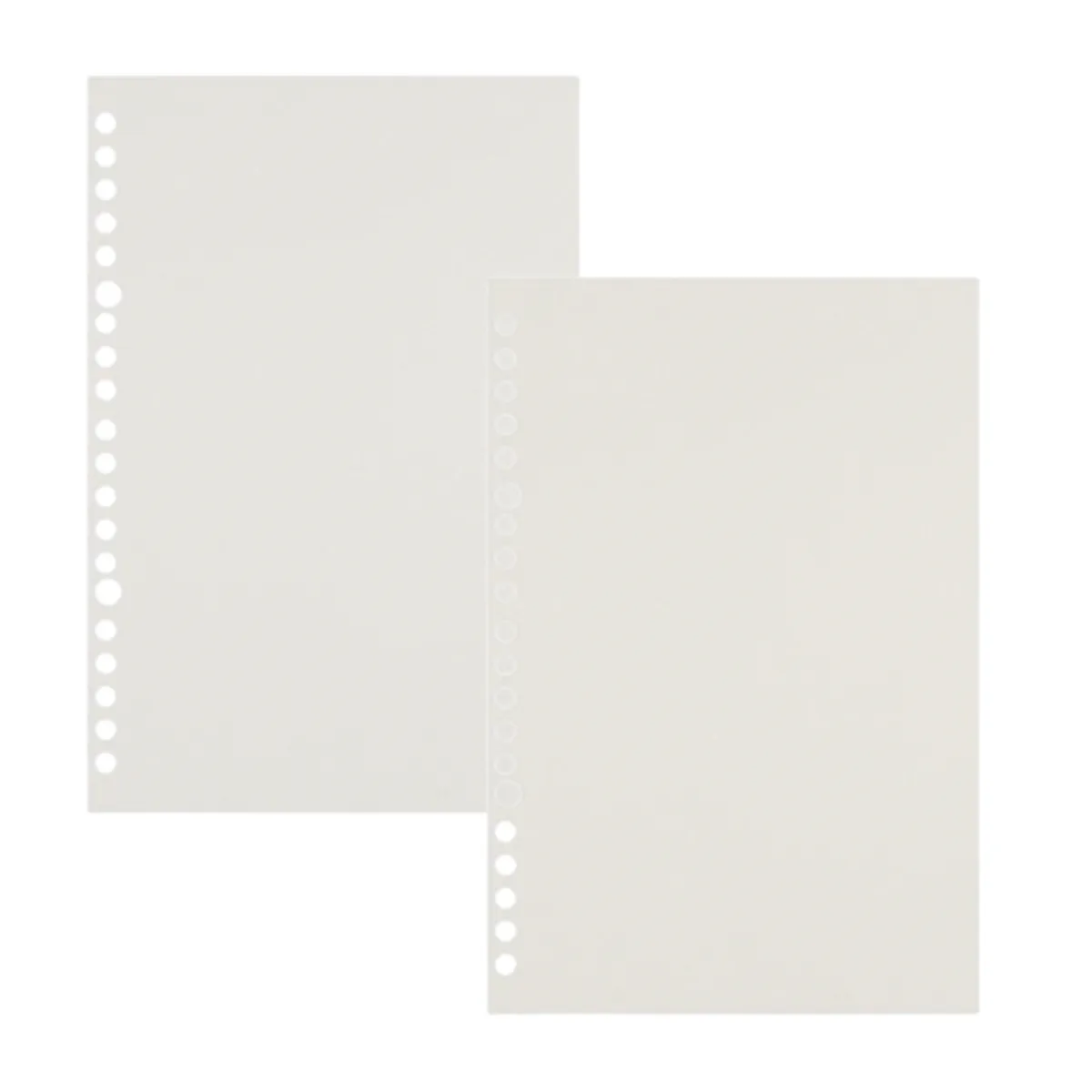 LANGUO - Pack2 Repuesto De Hojas Blanca Para Libret Anillad A5 Languo