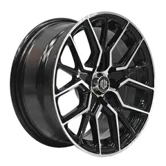 GENERICO - Set 4 llantas 13x6 4*100/114 Ozaka Black Machine