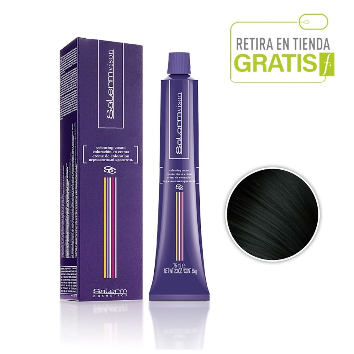 SALERM - SALERM Tintura SalermVision 1 Negro Frío