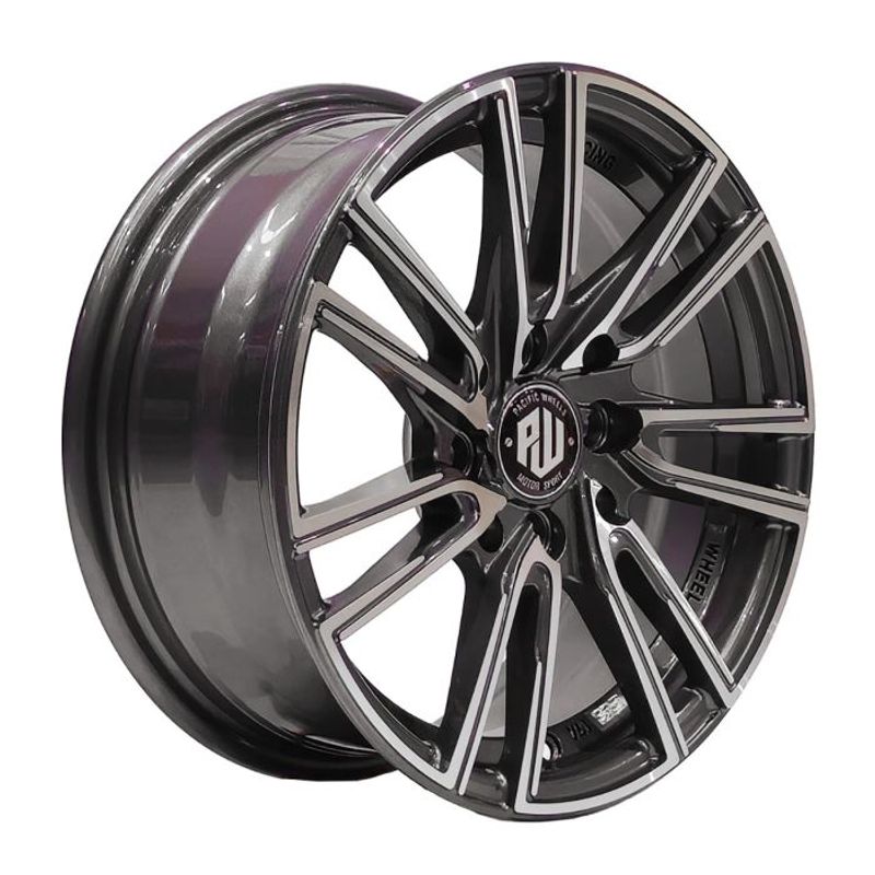 GENERICO - Set 4 llantas 14x6 4*100/114 Chukyo Gunmetal