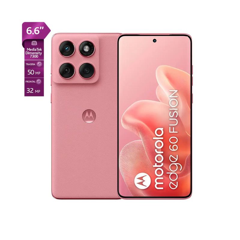 MOTOROLA - MOTO EDGE 60 FUSION PINK 8+256GB -NUEVO