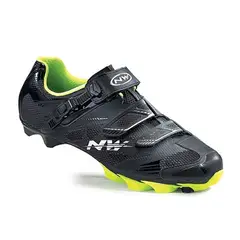 360 - Zapatilla Ciclismo Mtb XC Northwave® Scorpius SRS Blackyellow