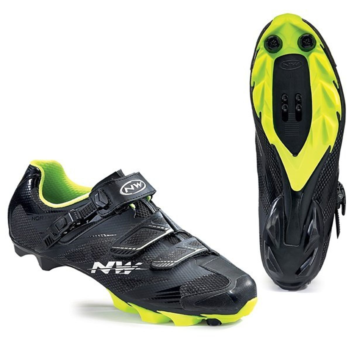 360 - Zapatilla Ciclismo Mtb XC Northwave® Scorpius SRS Blackyellow