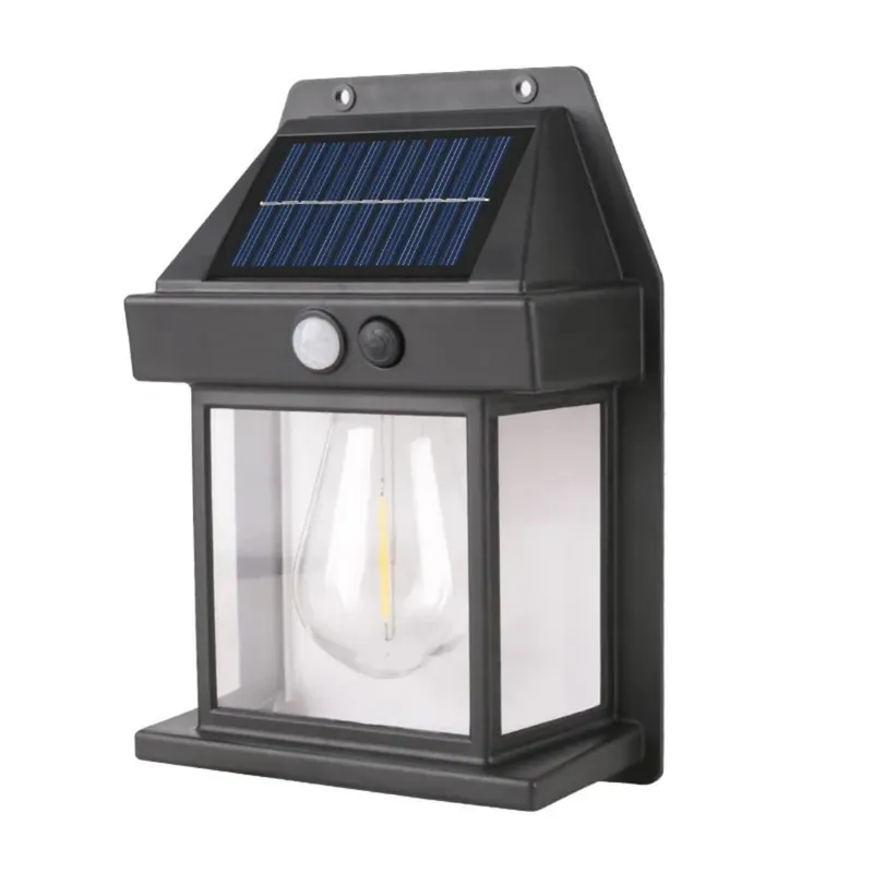 IRM - Foco Led Solar De Pared Ampolleta Luz Cálida