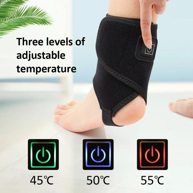 MOVI - TOBILLERA SOPORTE TERAPIA, 3 NIVELES DE CALOR