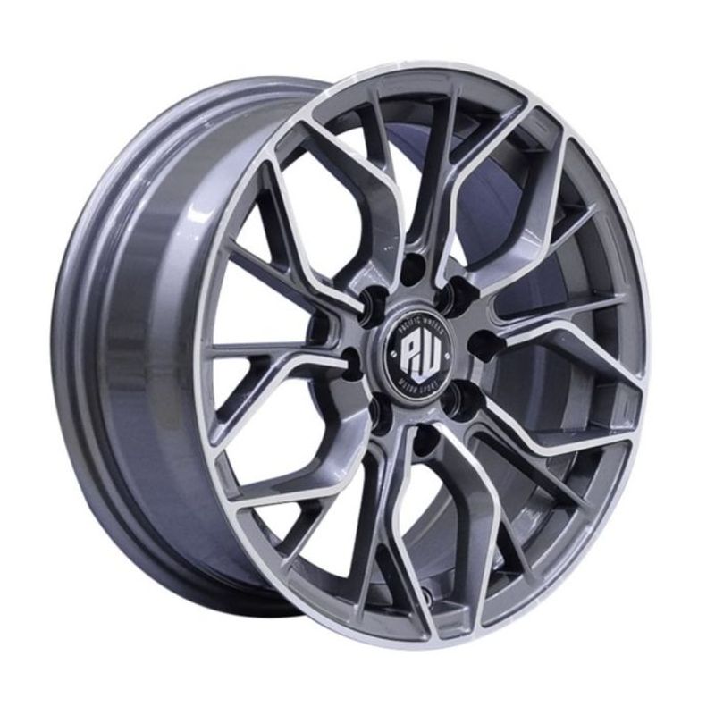 GENERICO - Set 4 llantas 13x6 4*100/114  Arion Machine Gunmetal