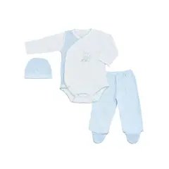 MOONWEAR - Ajuar 3 Piezas Summi Niño Algodón Peruano