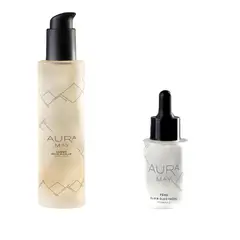 AURA MAY - Pack Piel Radiante Oleo Facial Vitamina E + Agua Micelar