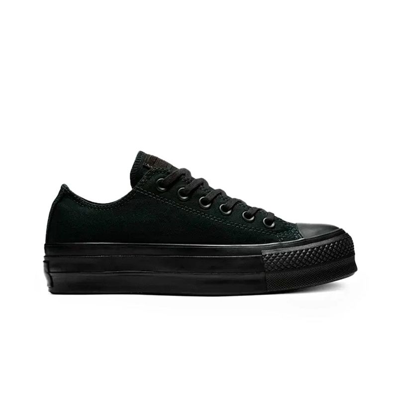 CONVERSE - Zapatilla Converse Chuck Taylor Lift Mujer Negro Plataforma