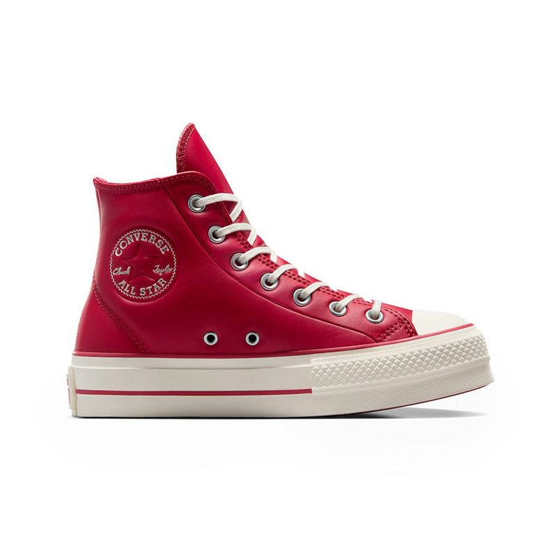 CONVERSE - Zapatilla Converse Chuck T Lift Mujer Rojo