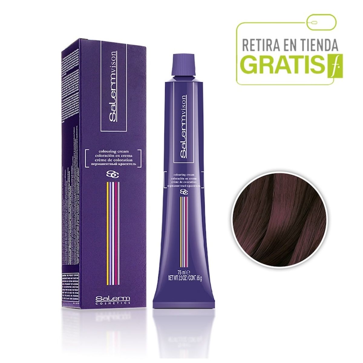 SALERM - SALERM Tintura SalermVision 3.5 Castaño Oscuro Caoba