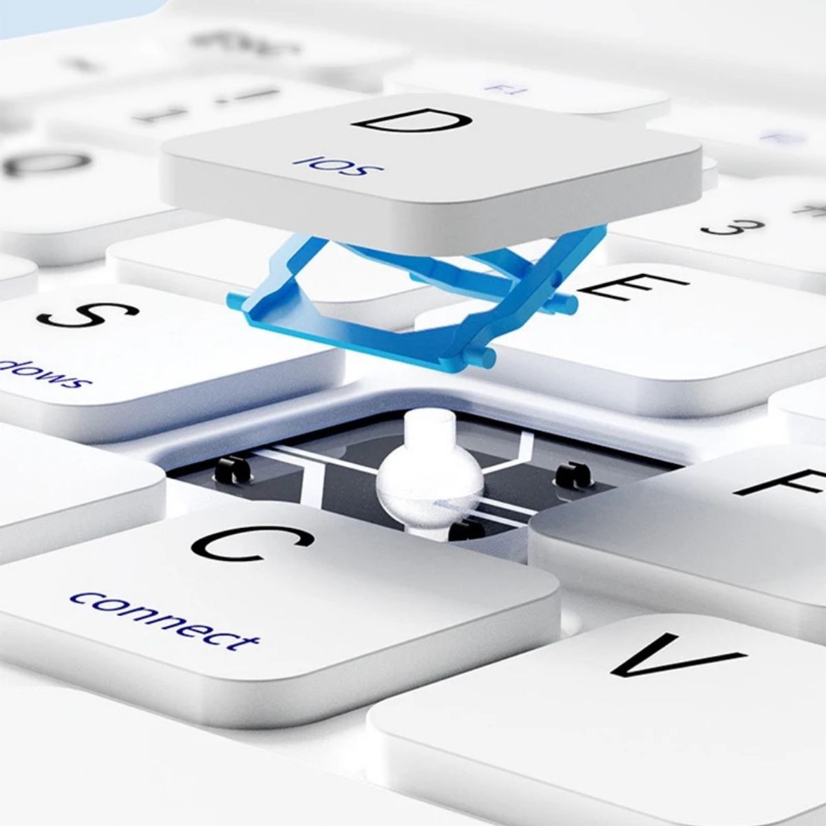 GENERICO - Teclado 7 " Bluetooth Para Tablet iPad letra Ñ - Rosado