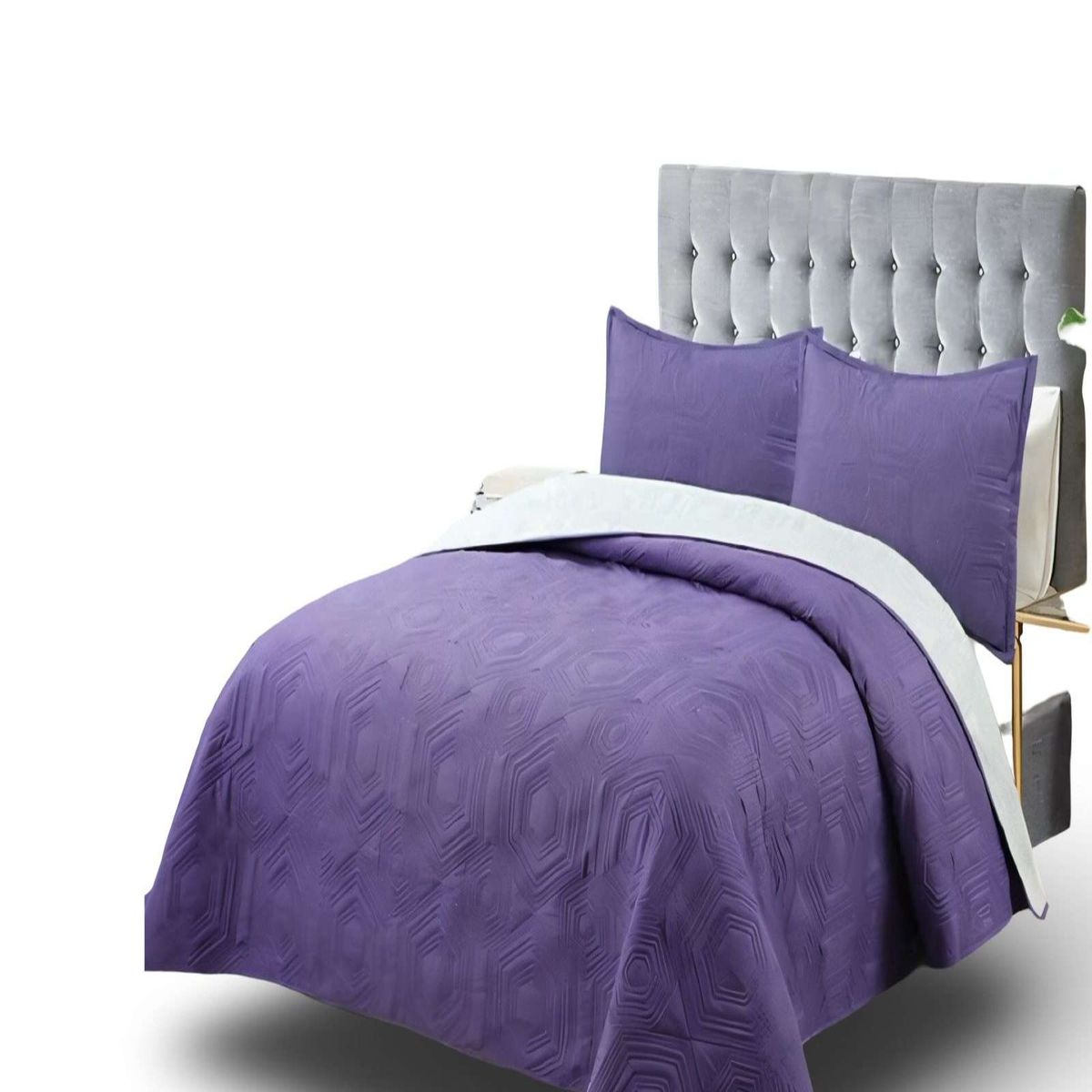 GENERICO - cubrecama Quilt de Verano 2 Plaza 230X250 CM D21