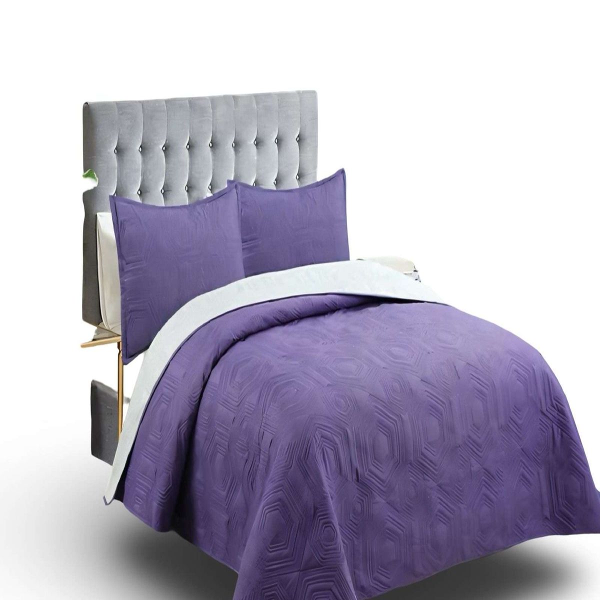 GENERICO - cubrecama Quilt de Verano 2 Plaza 230X250 CM D21