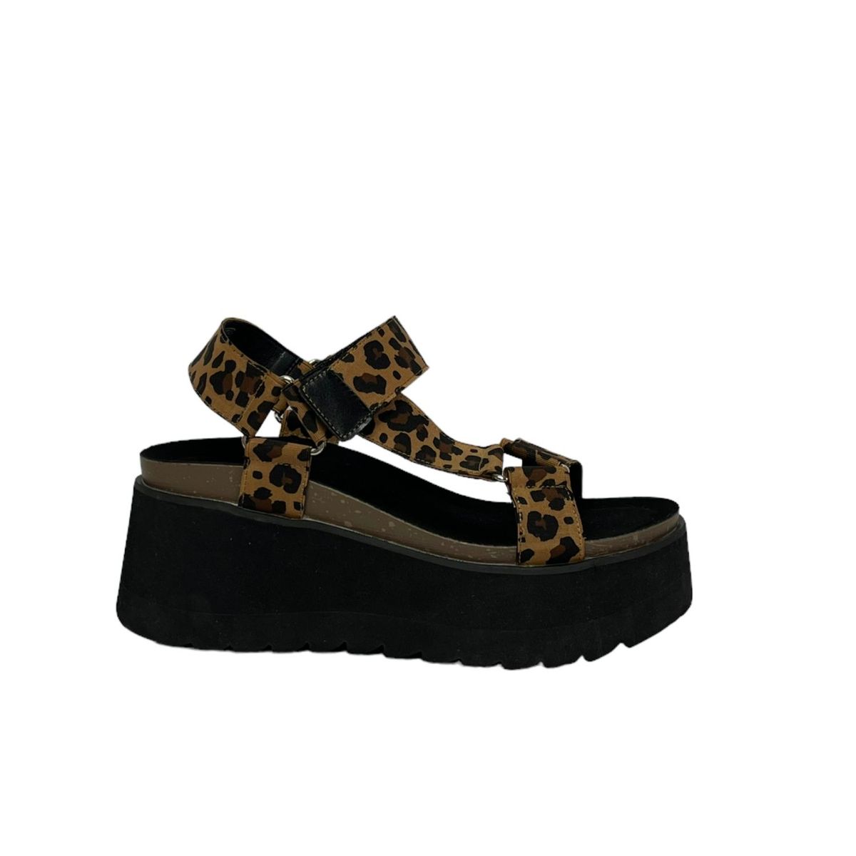 DETOGNI - Sandalia Mujer Leopardo/Beige  Rocio Detogni