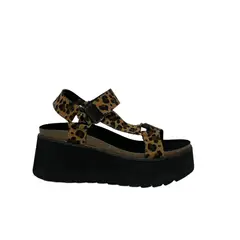 DETOGNI - Sandalia Mujer Leopardo/Beige Rocio