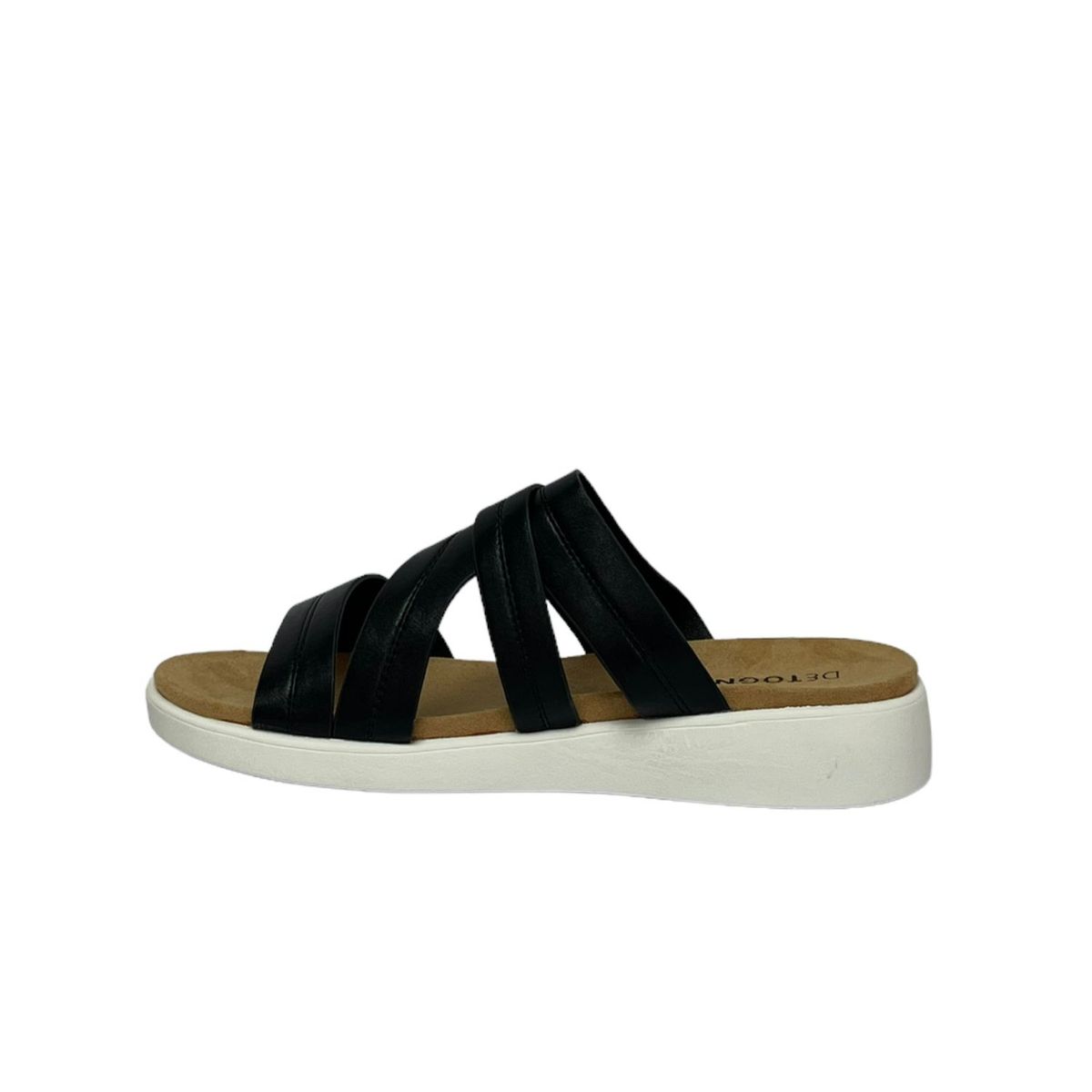 DETOGNI - Sandalia Mujer Negro Marta Detogni