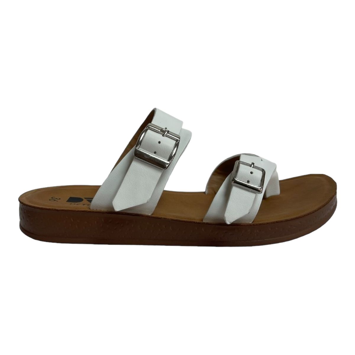 DETOGNI - Sandalia Mujer Blanco Soledad Detogni