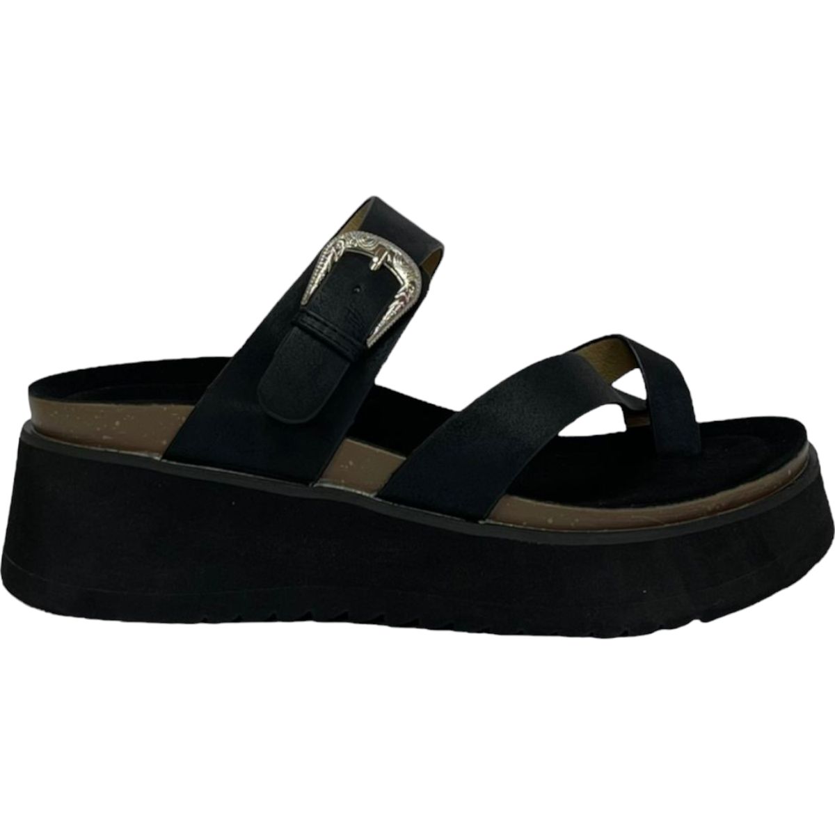 DETOGNI - Sandalia Mujer Negro Rosario Detogni