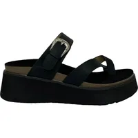 Sandalia Mujer Negro Rosario