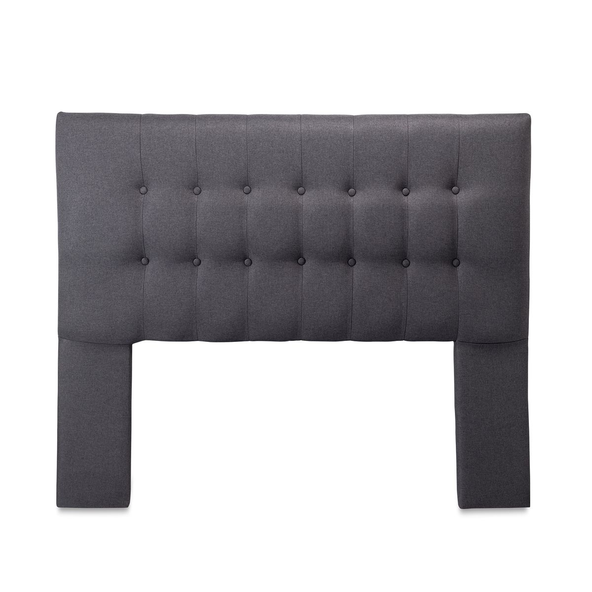 GENERICO - Respaldo King Lino Gris Oscuro Cp Seve