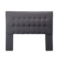 Respaldo King Lino Gris Oscuro Cp Seve