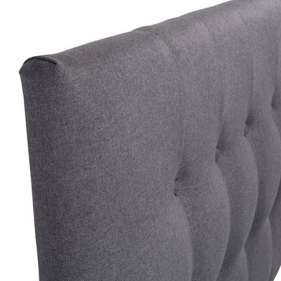 Imagen 2 del producto Respaldo King Lino Gris Oscuro Cp Seve