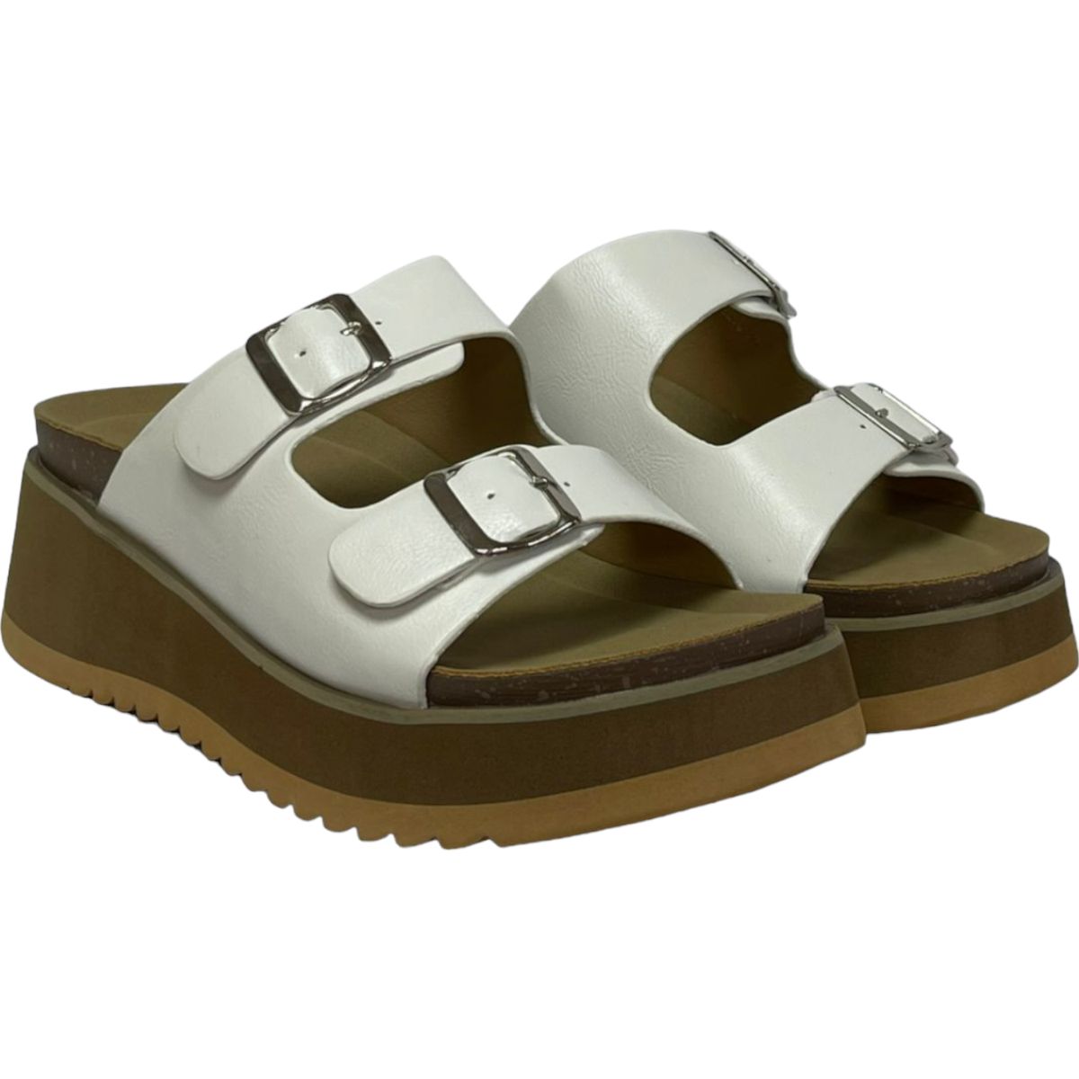 DETOGNI - Sandalia Mujer Blanco Carmen Detogni