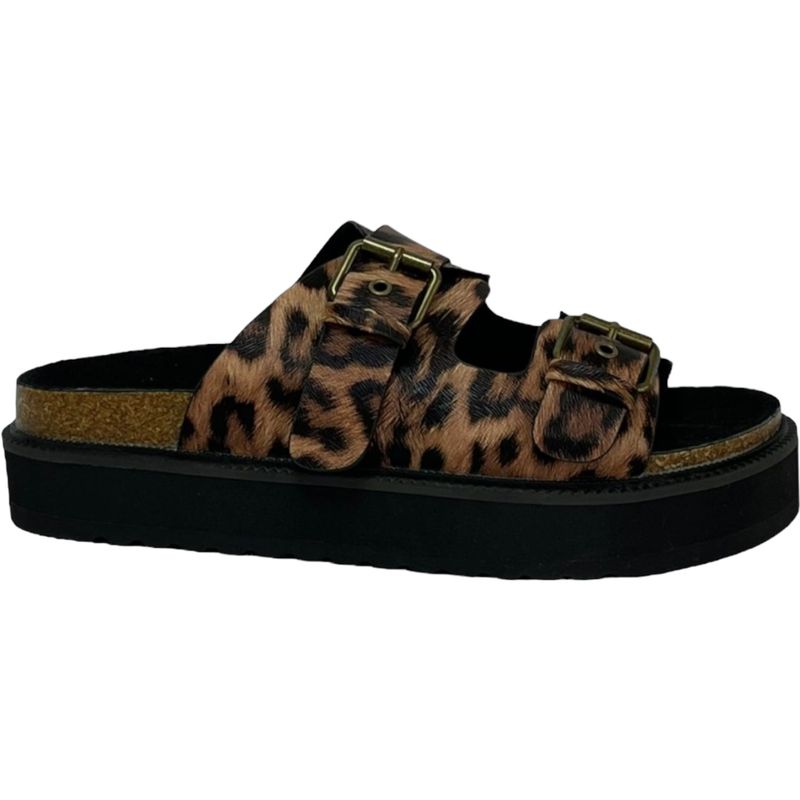 DETOGNI - Sandalia Mujer Animal Print Tulum Detogni