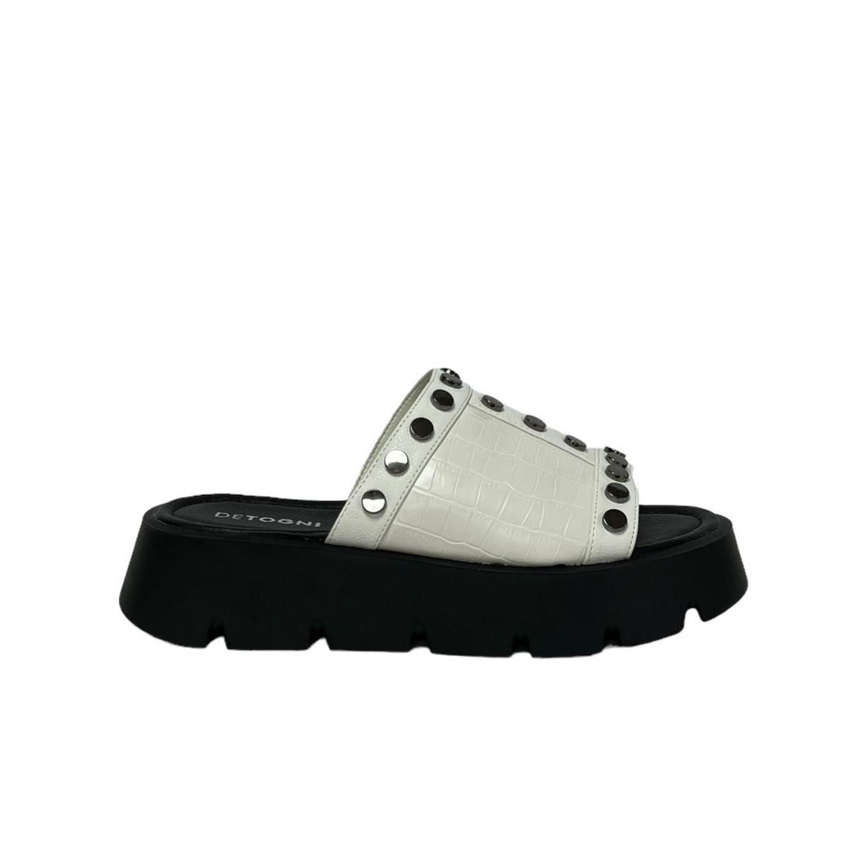 DETOGNI - Sandalia Mujer Blanco Marina Detogni