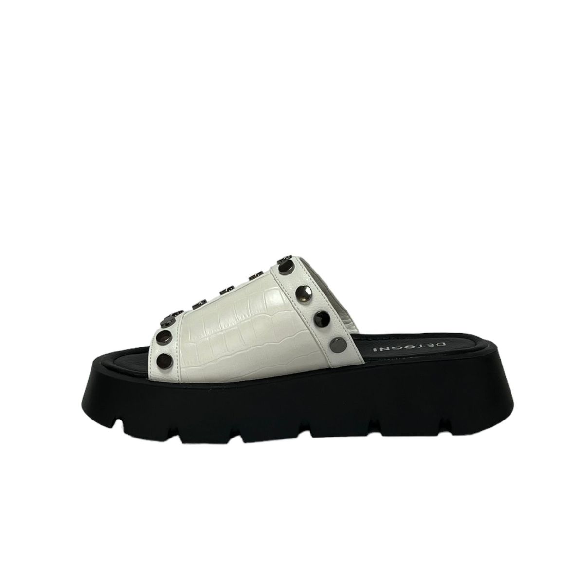 DETOGNI - Sandalia Mujer Blanco Marina Detogni