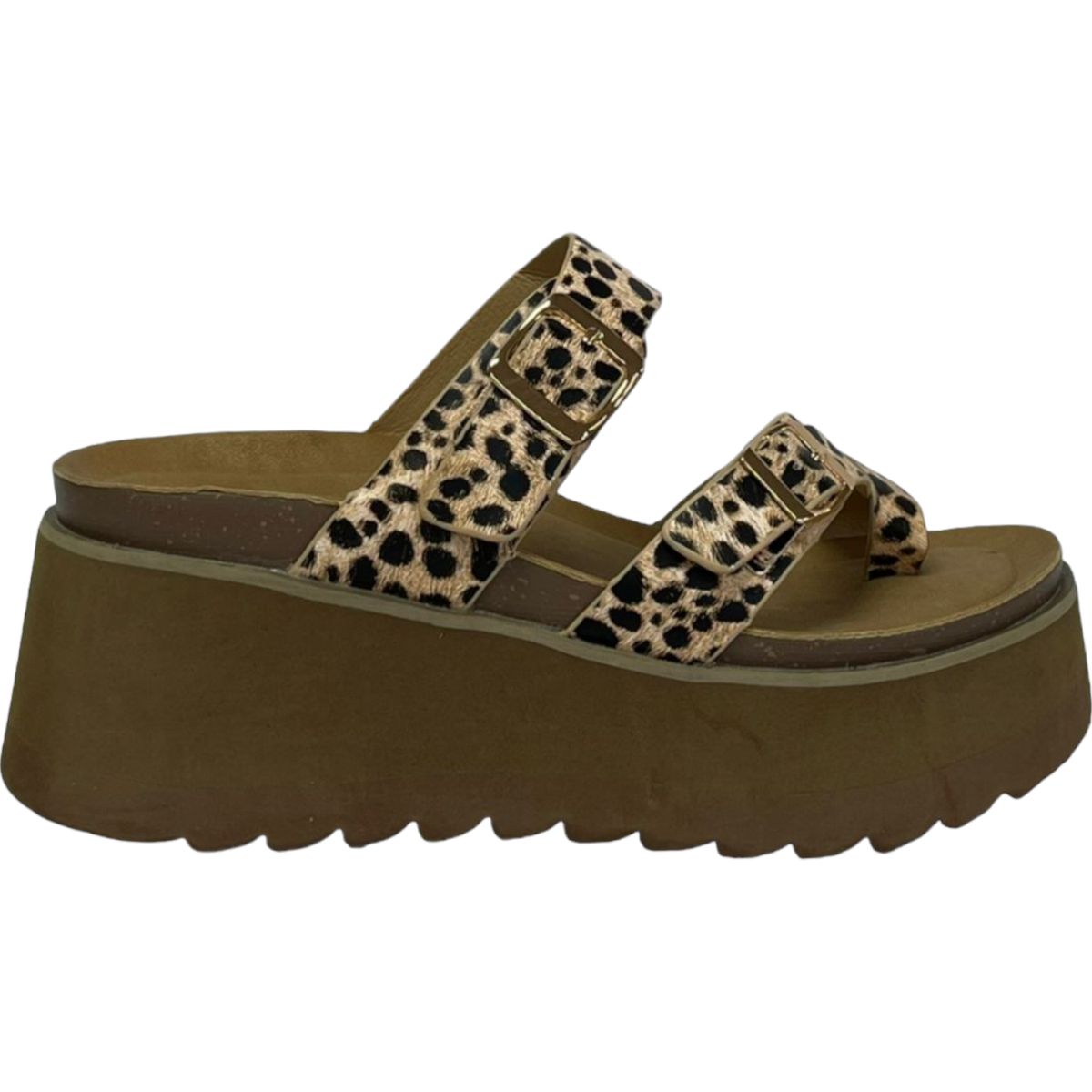 DETOGNI - Sandalia Mujer Animal Print Trini Detogni