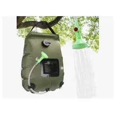 OFERTABKN - Bolsa Ducha Solar Portátil Camping Playa Aire Libre 20 Ltrs