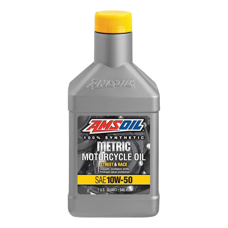 GENERICO - Aceite De Moto Amsoil 10w 50 Metric 1l 4t Full Sintetico