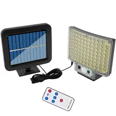 IRM - Foco Led Con Panel Solar Control Remoto 104LED