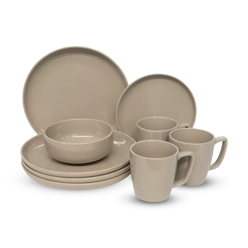 WAKESHOME - Set 16 Pcs Juego De Vajilla-Moscu Completo Ceramica Wakeshome