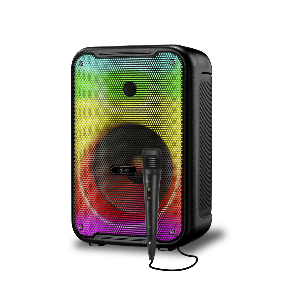 MLAB - PARLANTE KARAOKE FLAMING LIGHTFLOW 8” BT20W MLAB 09487