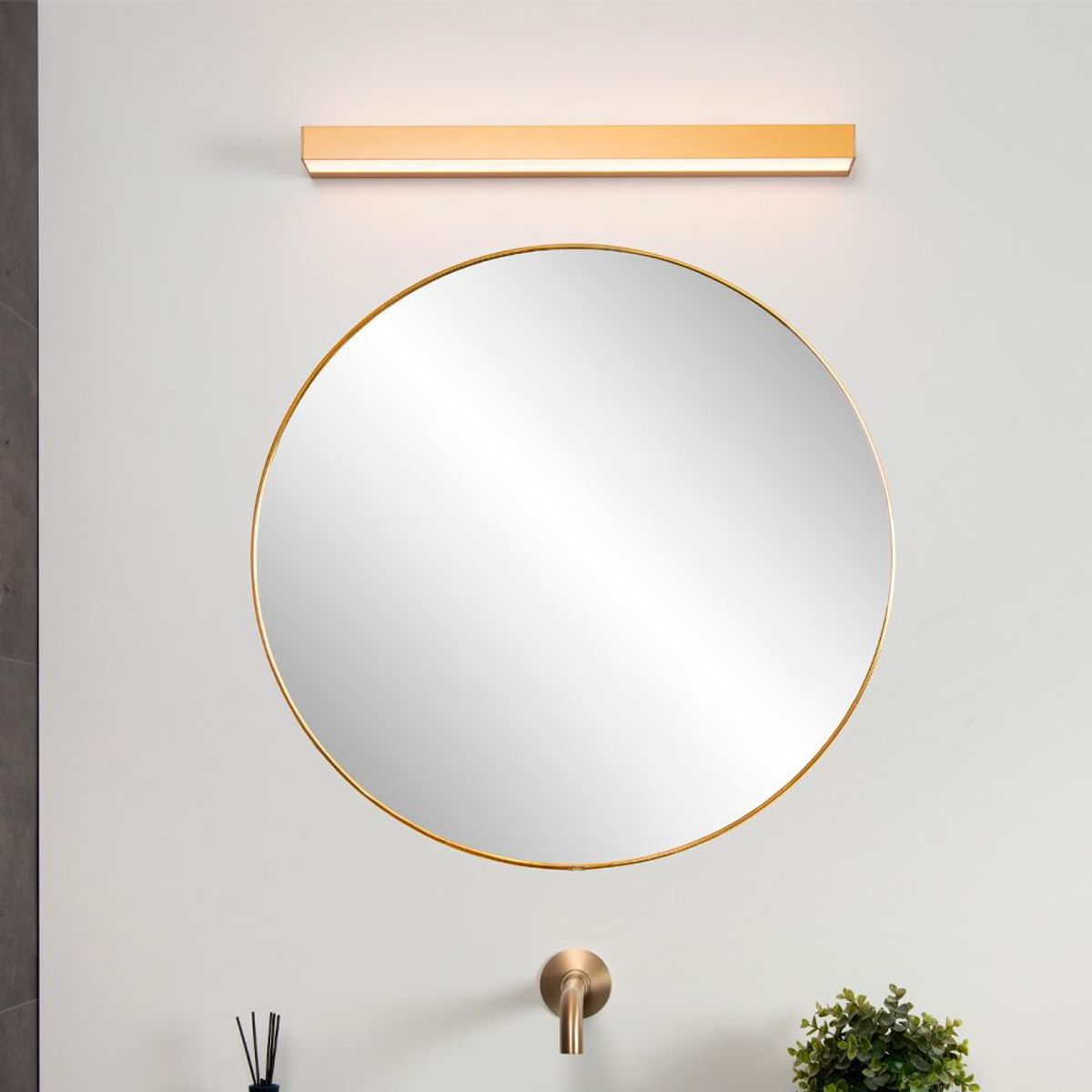 BOSCO - APLIQUE ALEXA DORADO LED 8W 3000K IP44