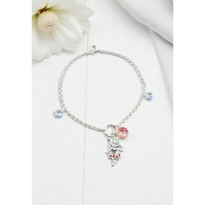 Imagen 2 del producto Pulsera Niña Plata 925 creado con cristales de Swarovski®