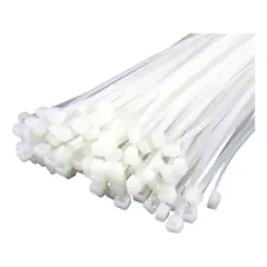 GENERICO - Brida Amarra Abrazadera Plástica 4.8mmx550mm 100 Unds