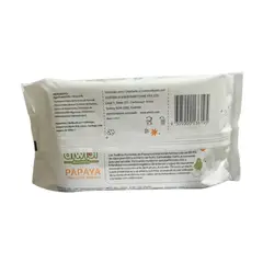 AIWIBI - 12 paquetes Toallitas 99.9% Agua Con Fibra De Papaya