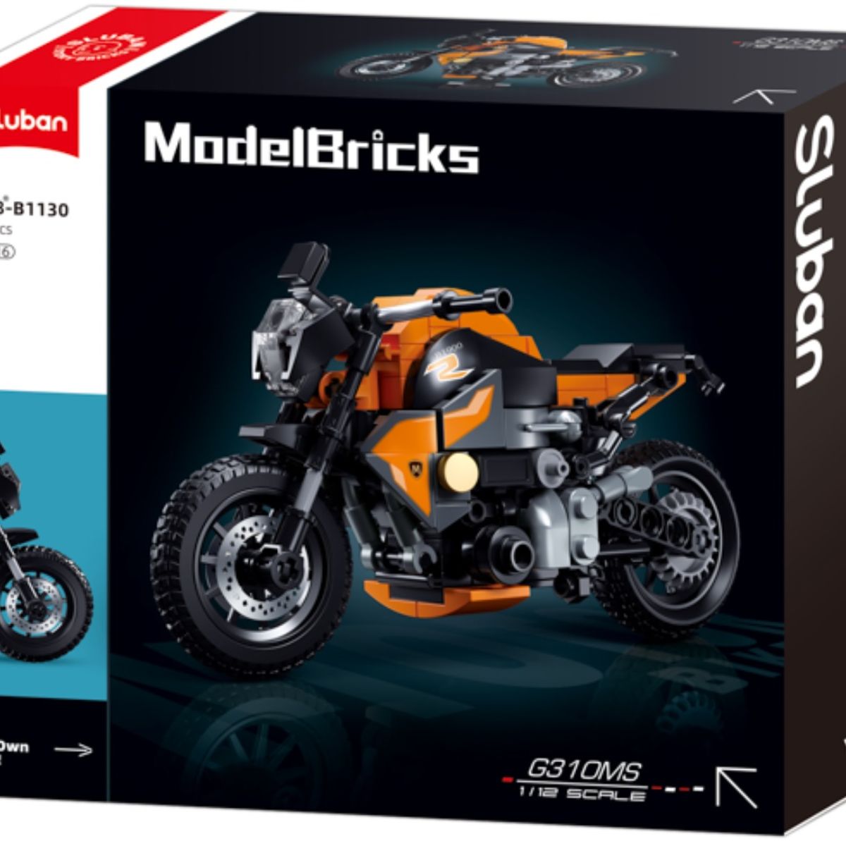 SLUBAN - Auto Moto Motocicleta BM WG310 compatible Lego