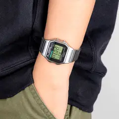 TIMEX - RELOJ T78587 INDIGLO PLATEADO UNISEX