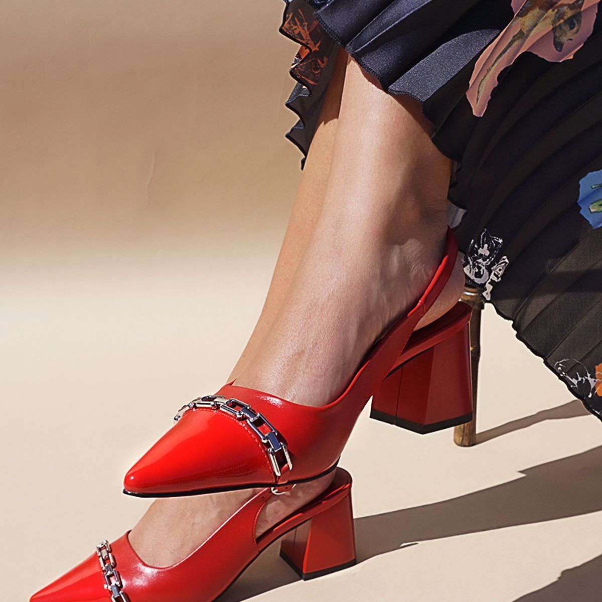 EDA MANZINI - Zapato Luxmi Rojo EDA MANZINI