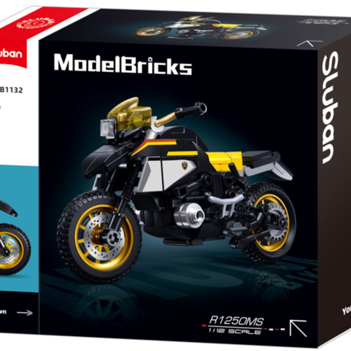 SLUBAN - Auto Moto Motocicleta BM WR1250 compatible Lego