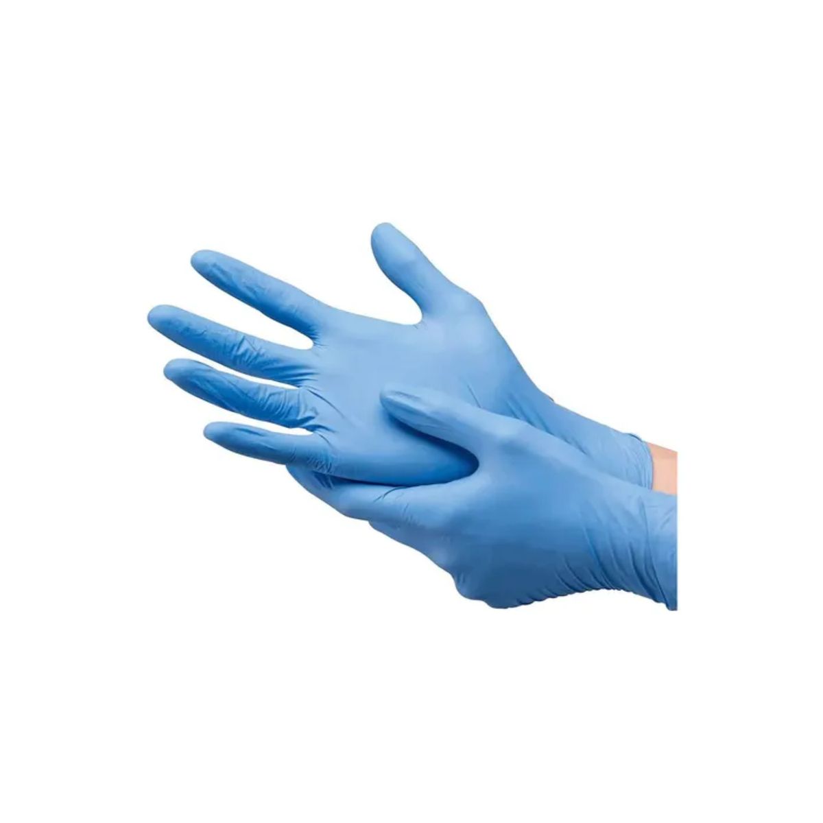 REUTTER - Guante Vinilo Azul Tresor M Sin Polvo Pack X 100 Unidades