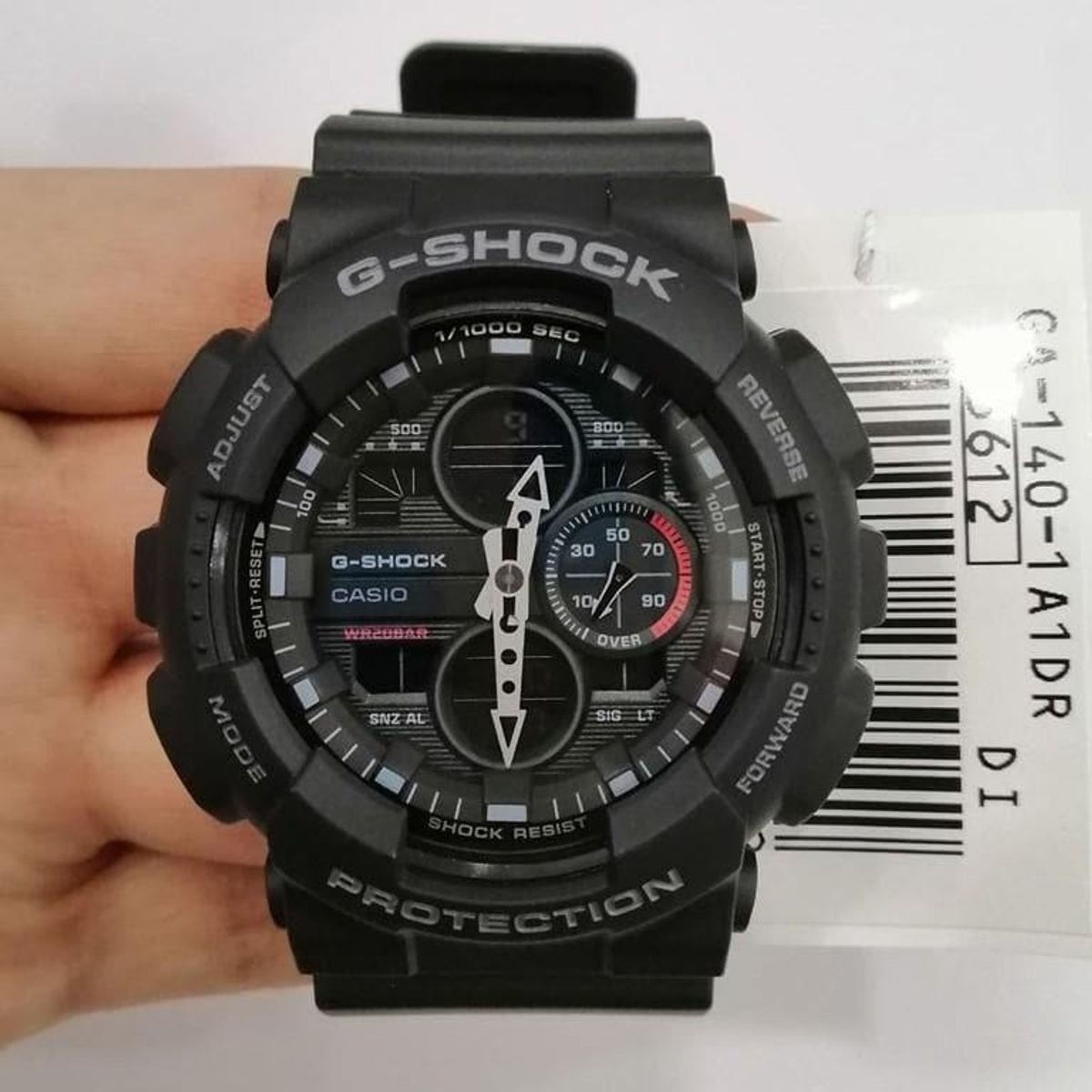 CASIO - RELOJ CASIO GSHOCK  GA140-1A1 HOMBRE SUMERGIBLE 200 ANTIGOLPE