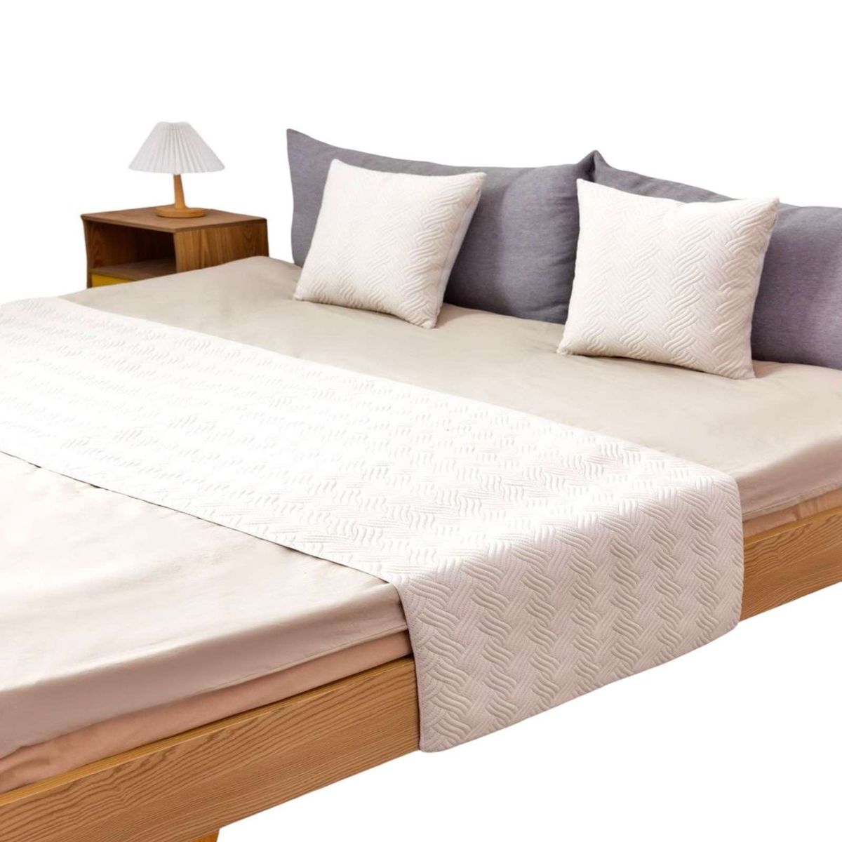 GENERICO - PIECERA MAS 2 FUNDAS ELEGANTE BEIGE