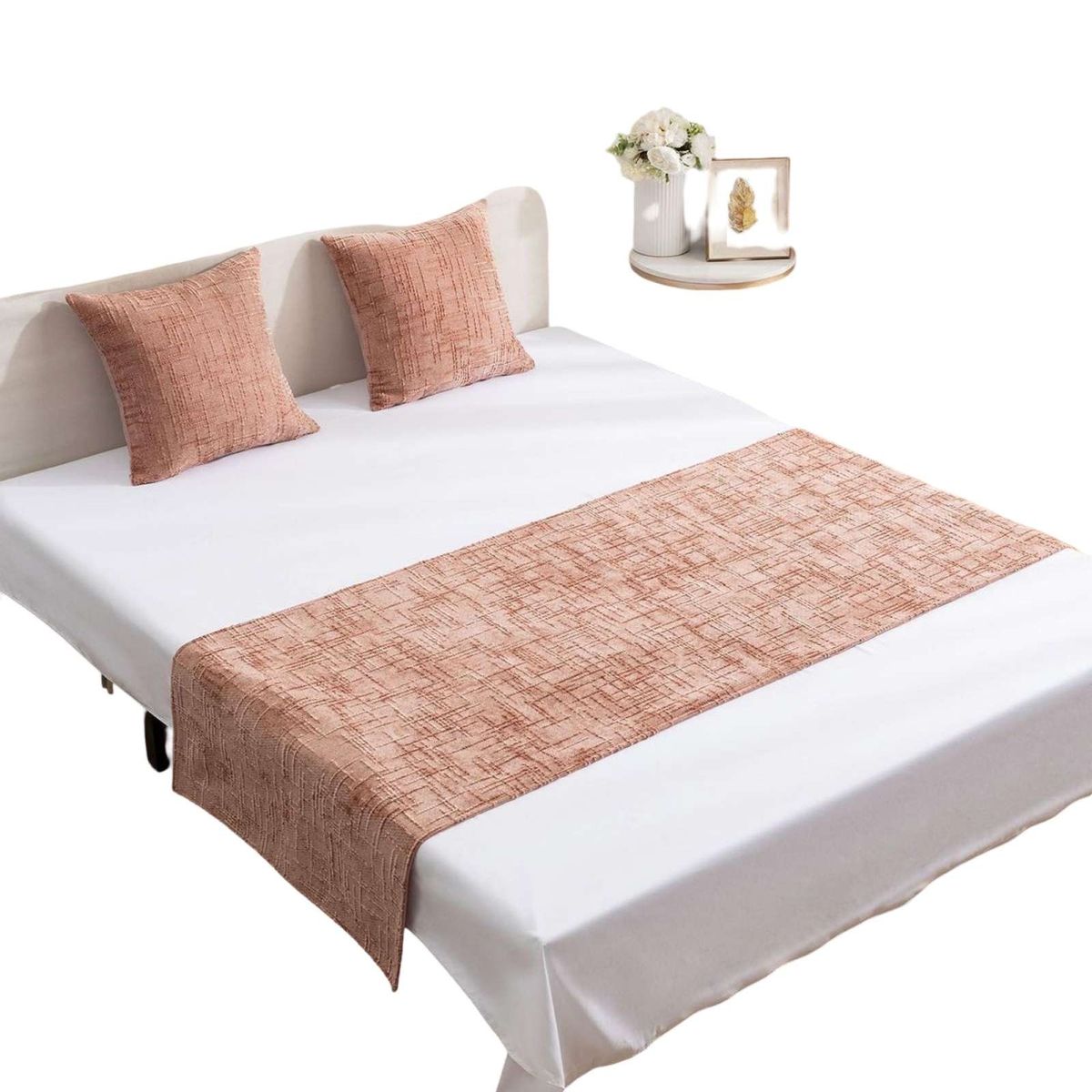 GENERICO - PIECERA MAS 2 FUNDAS MODELO CHENILLE