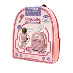 GENERICO - Mochila Rosa Infantil De Juguete Interactivo Con Accesorios